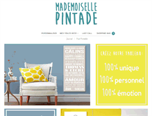 Tablet Screenshot of mademoiselle-pintade.com